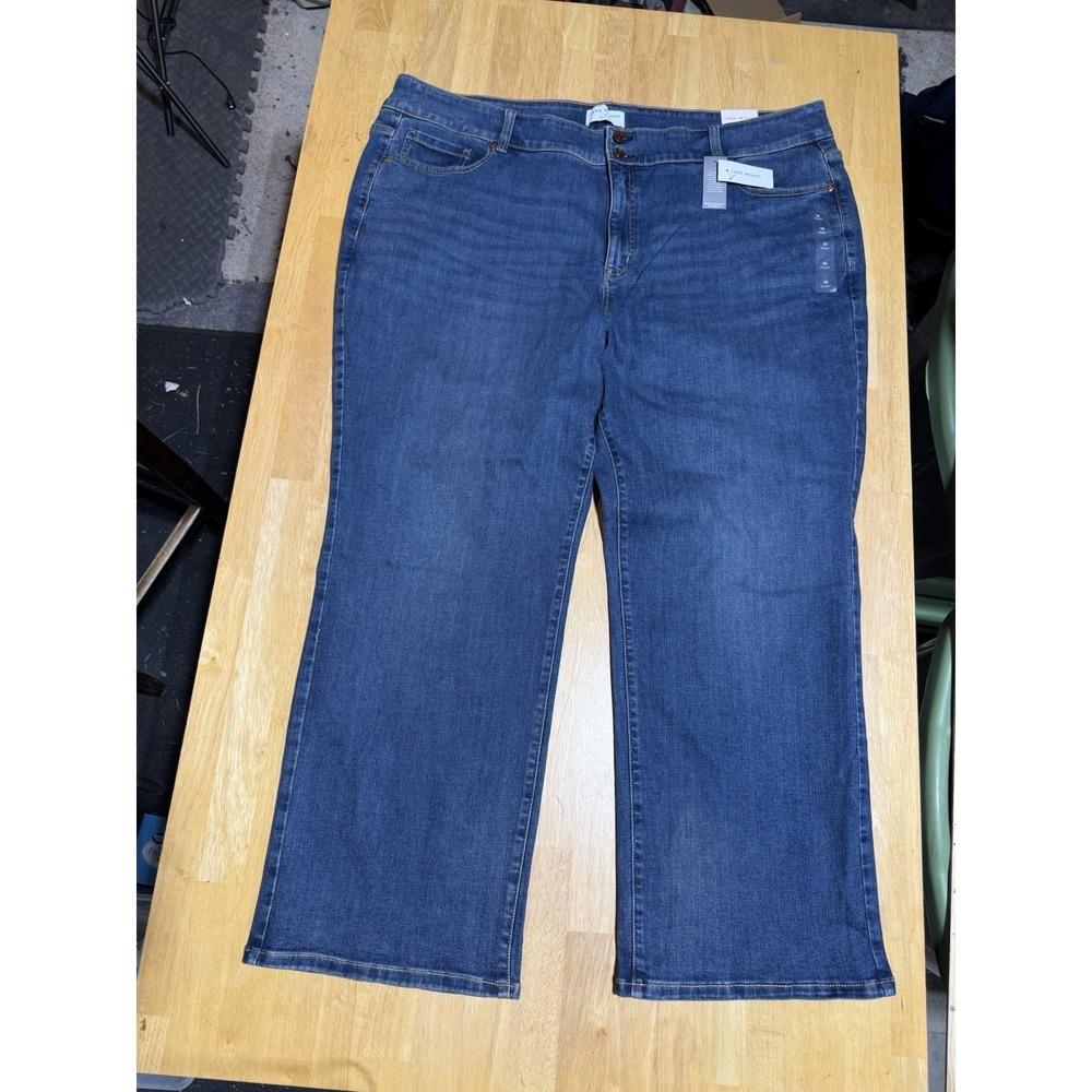 Lane Bryant Tighter Tummy Jeans 28 Short High Rise Bootcut Flex Magic NWT